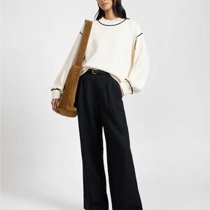 NWT Onia Cotton Oversized Mock Neck Sweater